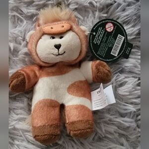 Starbucks YEAR OF THE HORSE Bearista Plush Keychain